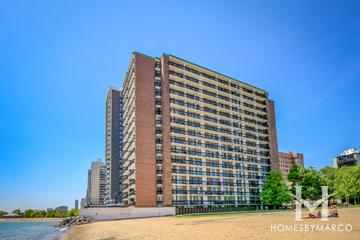 Thorndale Beach North building in the Edgewater neighborhood of Chicago, IL