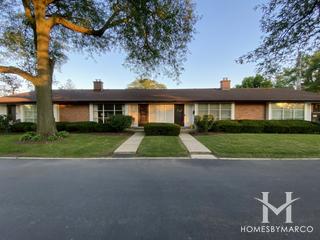 Crestwood Village subdivision in Northfield, IL