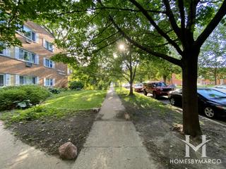 Asbury Park Condominiums building in Evanston, IL