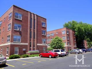 Hampton Park Condos building in Evanston, IL