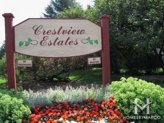 Crestview Estates subdivision in Wauconda, IL