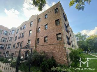 The Saxony building in Evanston, IL