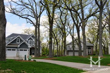 Oakcrest Estates subdivision in Huntley, IL