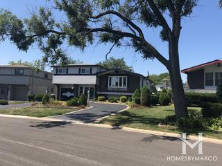 Golden Acres subdivision in Niles, IL