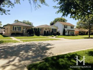 Oakton Manor subdivision in Niles, IL