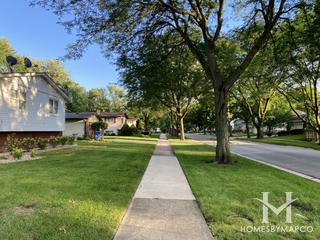 Brickman Manor subdivision in Mount Prospect, IL