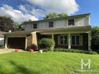 Brookwood subdivision in Mount Prospect, IL