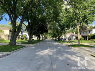 Brookwood subdivision in Mount Prospect, IL