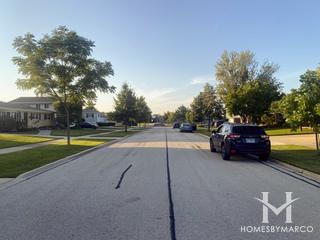 Colonial Heights subdivision in Mount Prospect, IL