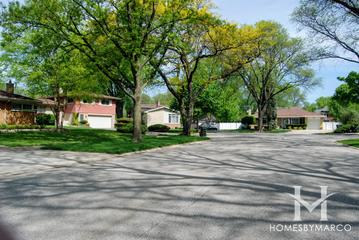 Country Club Terrace subdivision in Mount Prospect, IL
