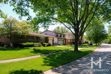 Elk Ridge Villas subdivision in Mount Prospect, IL