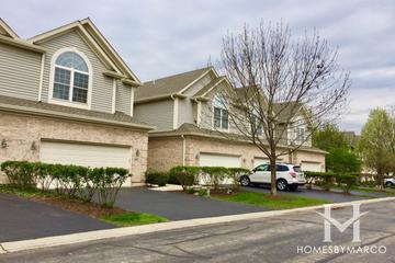 Boulder Ridge West Villa subdivision in Lake in the Hills, IL