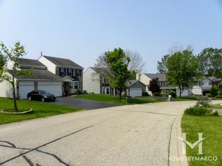 Crystal Creek subdivision in Lake in the Hills, IL