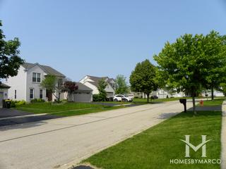 Evergreen Ridge subdivision in Lake in the Hills, IL