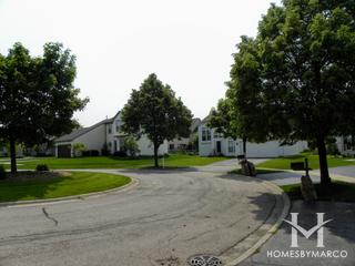 Evergreen Ridge subdivision in Lake in the Hills, IL