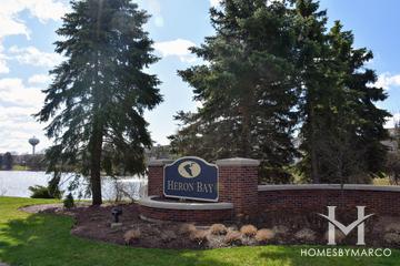 Heron Bay subdivision in Lake in the Hills, IL