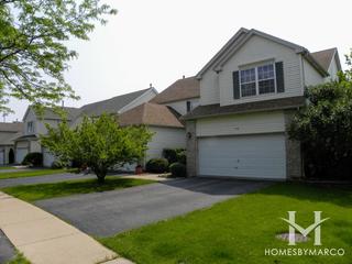 Hidden Ridge subdivision in Lake in the Hills, IL