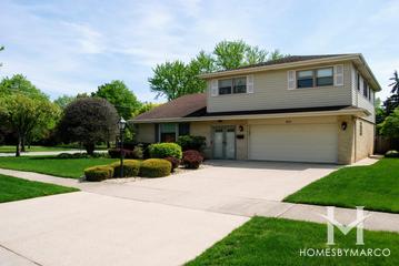 Golfhurst subdivision in Mount Prospect, IL