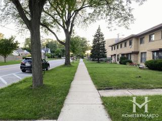 Maple Crest subdivision in Mount Prospect, IL