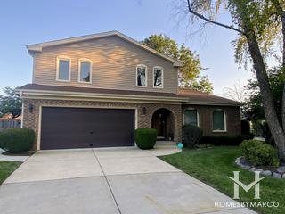 Saint Cecilia subdivision in Mount Prospect, IL