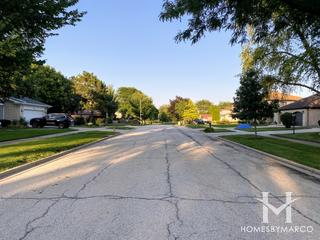 Saint Cecilia subdivision in Mount Prospect, IL
