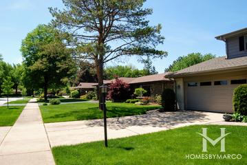 Windsor Estates subdivision in Mount Prospect, IL
