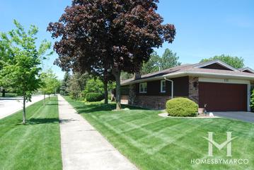 Windsor Estates subdivision in Mount Prospect, IL