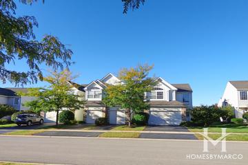 Windstone Crossing subdivision in Lake in the Hills, IL