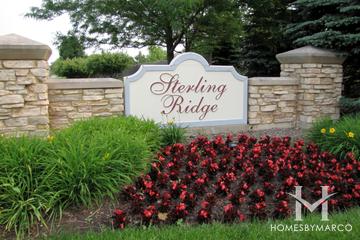 Sterling Ridge subdivision in Cary, IL