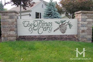 The Pines subdivision in Cary, IL