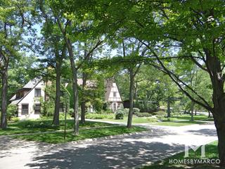 Hubbard Woods subdivision in Glencoe, IL