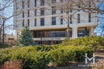 Lincoln Park Towers building in the Old Town neighborhood of Chicago, IL