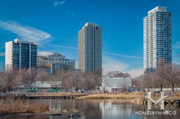 Lincoln Park Towers building in the Old Town neighborhood of Chicago, IL