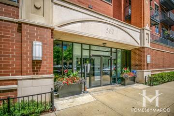 Fulton Station building in the West Loop neighborhood of Chicago, IL
