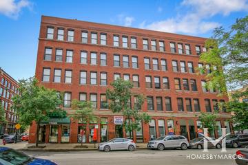 Green Street Lofts building in the West Loop neighborhood of Chicago, IL
