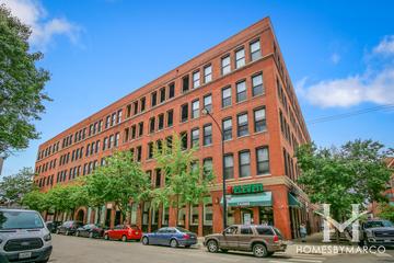 Green Street Lofts building in the West Loop neighborhood of Chicago, IL