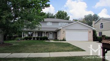 Golfview subdivision in Orland Park, IL