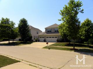 Creekside subdivision in Streamwood, IL
