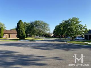 Old Derby Estates subdivision in Lemont, IL