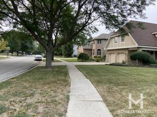 Woodcrest subdivision in Lemont, IL