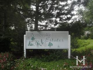 Pembroke Estates subdivision in Roselle, IL