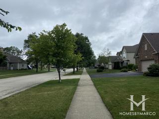 Rosewood Estates subdivision in Roselle, IL