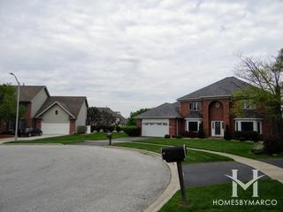 Pinewood Manor subdivision in Homewood, IL