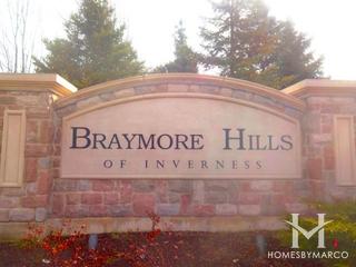 Braymore Hills subdivision in Inverness, IL