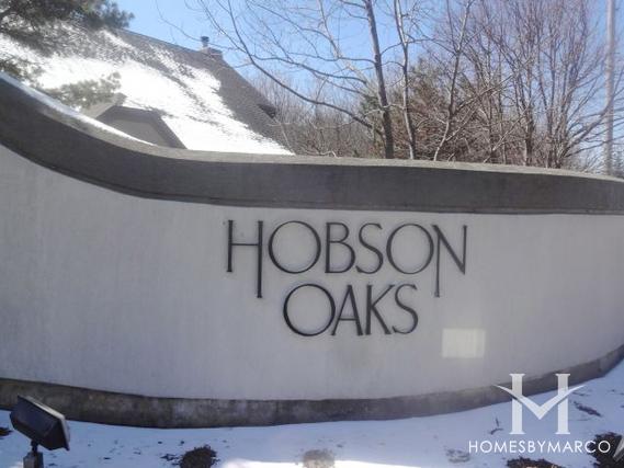 Hobson Oaks subdivision in Naperville, IL