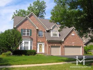 Chestnut Woods subdivision in Palatine, IL