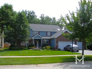 Chestnut Woods subdivision in Palatine, IL
