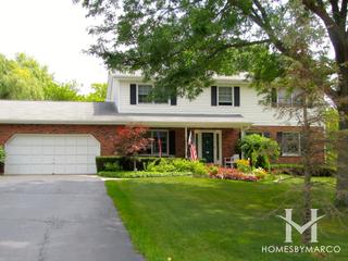 Lake Park Estates subdivision in Palatine, IL