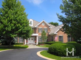 Windhill subdivision in Palatine, IL