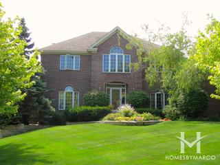 Windhill subdivision in Palatine, IL